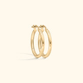14K Gold Earrings | 19 mm